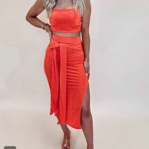 Women’s Matching Set - Burnt Orange